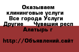 Оказываем клининговые услуги! - Все города Услуги » Другие   . Чувашия респ.,Алатырь г.